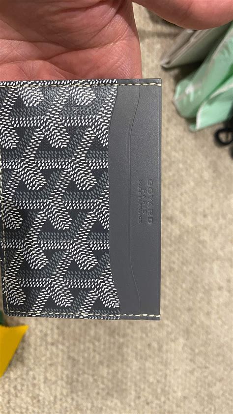 goyard card holder legit check